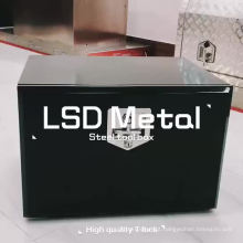 Fabricação de metal de folha de alumínio OEM personalizado caixa de ferramentas de caminhão de metal caixa de ferramentas de alumínio para caminhões